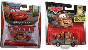 Pack Rayo Mcqueen Y Mate Originales Disney Cars Juguetes