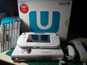 Wii U Basic Set 8gb + Nunchuk + Memoria 16gb + 7 Juegos Y +