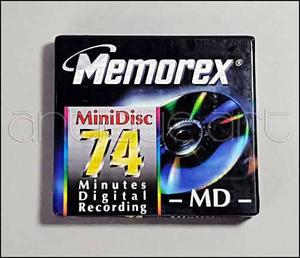 A64 Minidisc 74 Min Md Memorex Sellado Graba Sp Lp2 Lp4 Otro