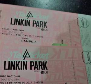 Entradas Para El Concierto De Linkin Park En Lima Campo A