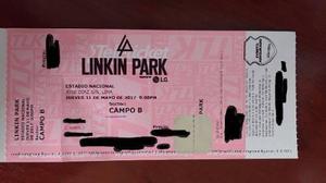 Entradas Para Linkin Park Campo B Entrega Con Boleta De Tlk