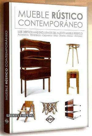 Libro Mueble Rústico Contemporáneo Diseños Exclusivos