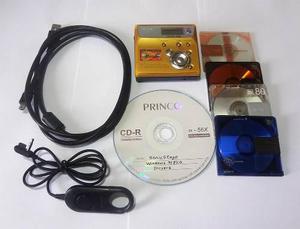 Minidisc Grabador Reproductor Md Sony Mz-n505 Usb Netmd Gold