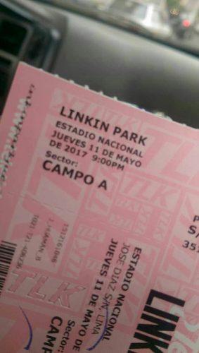 Oferta!! Entradas Concierto Linkin Park Campo A // 580 Soles