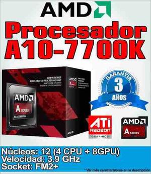 Procesador Amd A10-7870k 3.9ghz Fm2+ Fm2 A10 Gamer Gaming R7