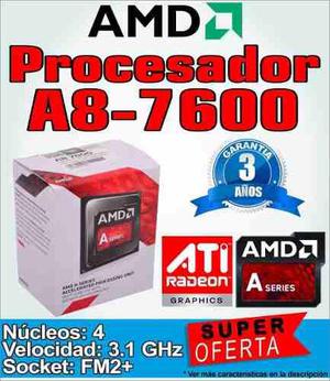 Procesador Amd A8-7600 3.1 Ghz Fm2+ 4 Nucleos Video Integrad