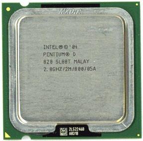 Procesador Intel Pentium D 820 2.80 Ghz Plga775 Usado