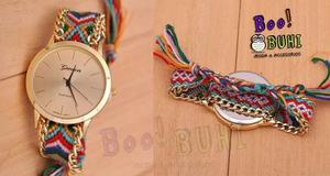 Reloj Pulsera Étnicos Mujer Exclusivos Variados Colores