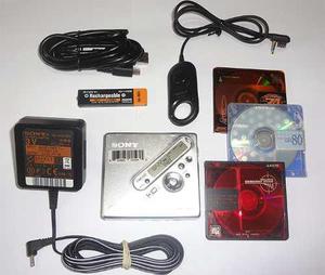 Reproductor Grabador Minidisc Sony Md Mz-n710 Accesorios Usb