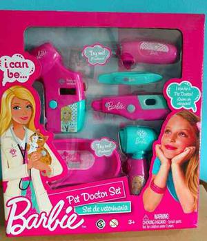 Set De Doctor Barbie (mattel) 3 Modelos Diferentes