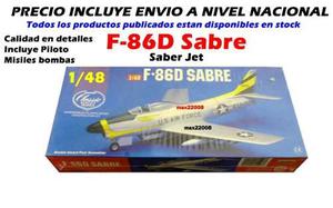1/48 Avion F 86d Sabre Tanque Mirage Barco Auto Mig Fap 20