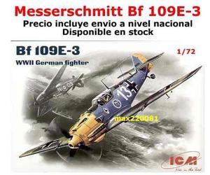1/72 Avión Messerschmitt Bf 109 E 3 Barco Sukhoi Mirage