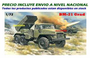 1/72 Camion Bm 21 Tanque Avion Barco Sukhoi Mirage Mig Auto