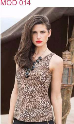 Blusa Animal Print Top Vestidos Mujer Moda Actual Ymrv..!!