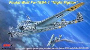 En Stock: Avión Luftwaffe 1/72 Fw Focke Wulf 189 Nocturno
