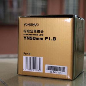 Lente Luminoso Yongnuo 50mm 1.8 Para Nikon Nuevo