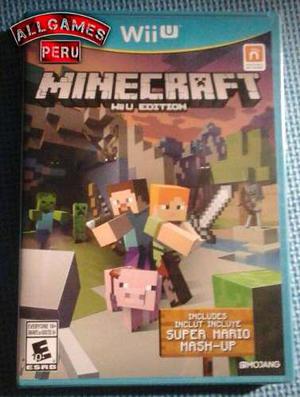 °° Minecraft Wii U Edition °° En All Games Peru!!!