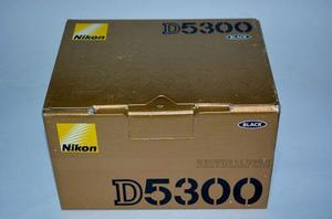 Nikon D5300 24.2mp + 18-55mm Vr. Gratis Mem 32gb Clase 10.