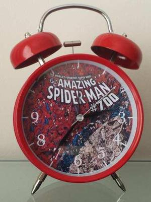 Reloj Despertador Est.vint Comic Hombre Araña Spiderman 700