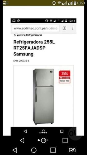 Vendo O Canbio Refrigeradora Seminueva Sansung 265litros