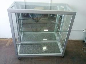 Vitrinas Exibidoras - Mostrador De Aluminio Y Vidrio