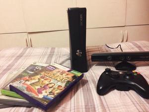 Xbox 360 Slim - Kinect - Mando Y 4Juegos