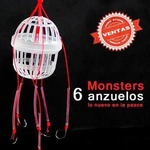 Anzuelo Monster 6 Anzuelos En 1 Lo Nuevo En Pesca Novedad
