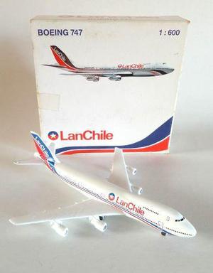 Avion Boeing 747 Lan Chile 1/600 Colección Schabak