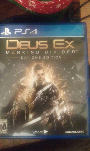 Deus Ex Mankind Divided, Day One Edition. Abierto, Sin Usar.