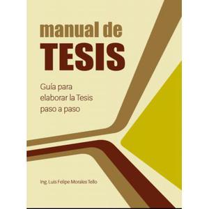 LIBRO MANUAL DE TESIS