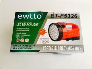 Linterna Led Searchlight Ewtto Et-f5326 Portable Y Cargable