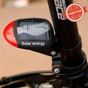 Luces Led Seguridad Para Bicicleta Solar Novedad Jarcstore