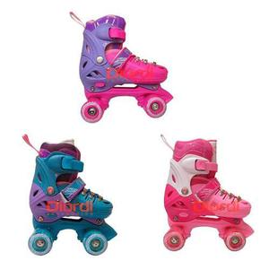 Patines De 4 Ruedas Con Luces Regulable 30 A 33 Y 34 A 37