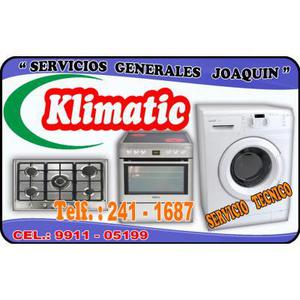 Servicio tecnico KLIMATIC lavadoras y cocinas 241-1687