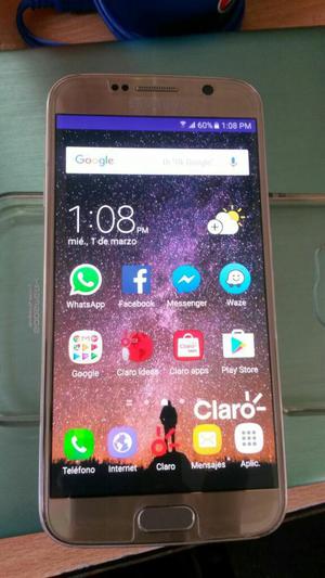 Vendo Galaxy S6 Dorado 32 Gigas