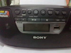 radio grabadora con usb sony