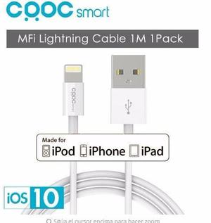 Cable Mfi Reforzado Iphone Ipad Ipod Ios10 Cdrc Original