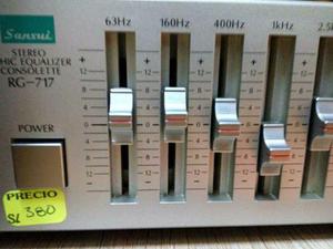 Ecualizadore sansui RG717,EXCELENTE ESTADO
