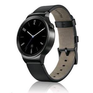 Huawei Smart Watch W1 Stainlees Steel Correa De Cuero Black