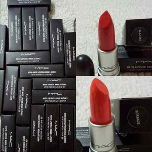Mac Cosmeticos Labiales Mate Ruby Woo Diva Rusian Red Colore