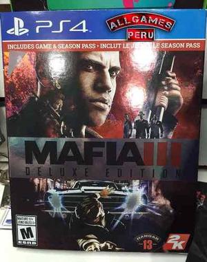 Mafia 3 Iii Ps4 Deluxe Edition ¡sellado! Entrega Inmediata