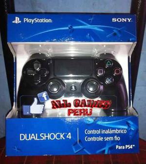 Mando Control Dualshock 4 Negro - Ps4 Original !sellado!
