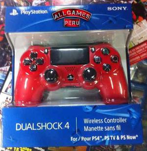 Mando Control Dualshock 4 Rojo - Ps4 Original !sellado!