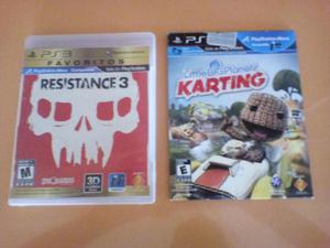 RESISTANCE 3 MÁS LittleBiGPlante KARTING PS3