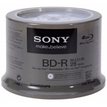Bd-r Disco Blu-ray Sony Printable X 50 Und 25gb 6x (imprimib