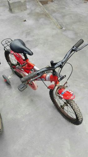 Bicicleta Roja Para Niño Pequeño