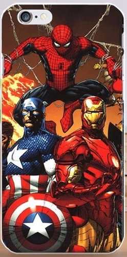 Case Funda Marvel Iphone 6 Plus - Modelo Spiderman Civil War