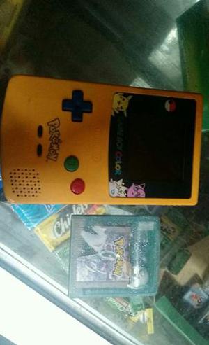 Game Boy Color + Pokemon Cristal (Vercion Pokemon)