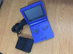 Gameboy Advance Sp Azul - Completo Original +juego