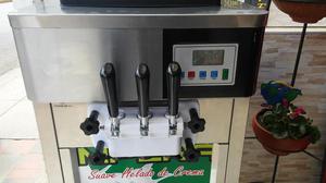 Máquina de helados en crema